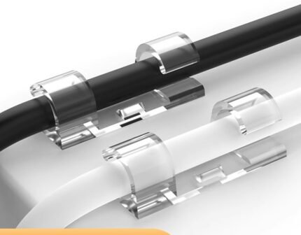 20pcs Large Size Cable Organizer Wall Adhesive Clip Set