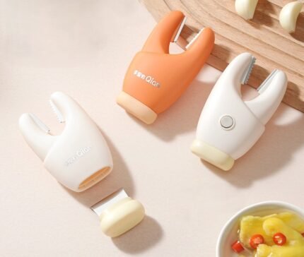 2-in-1 Crab Claw Garlic Peeler & Ginger Scraper with Handle